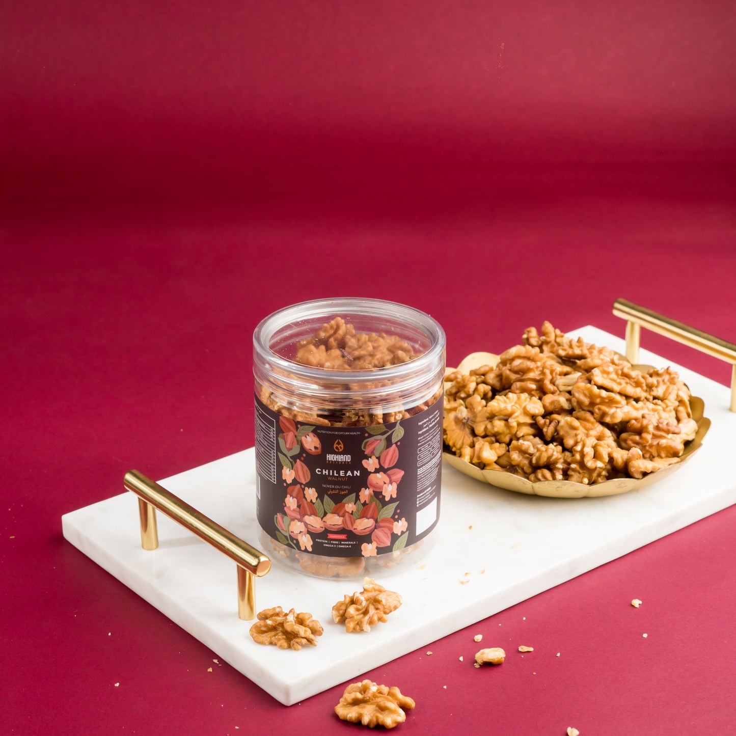 Highland Delights Chilean Walnut: Rich and nutritious walnuts, a delicious addition to any diet