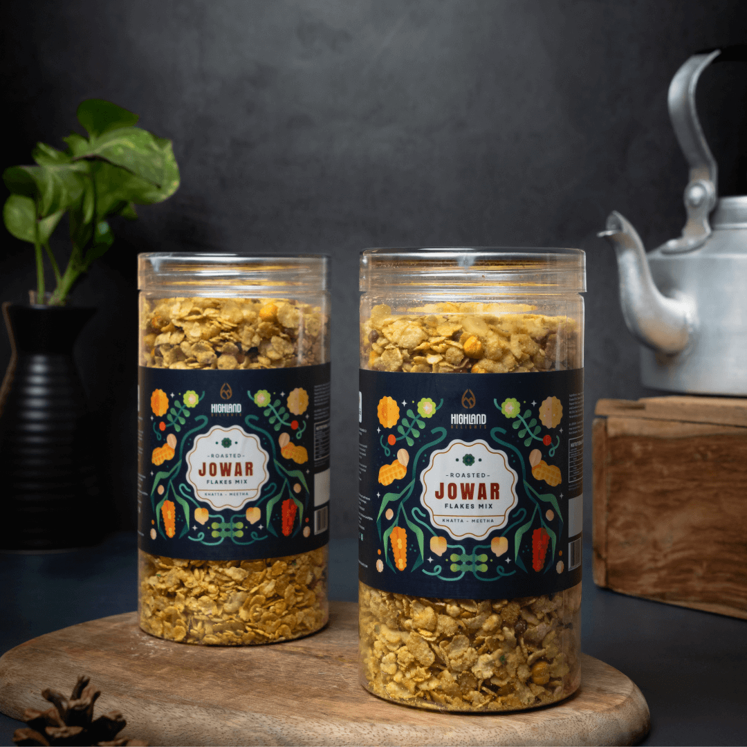 Flavorful and Light millet based Jowar Flakes Pack of 2